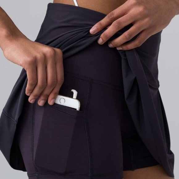lululemon Lost in Pace Skirt Blue - Boysenberry - Size 6 - Picture 3 of 9